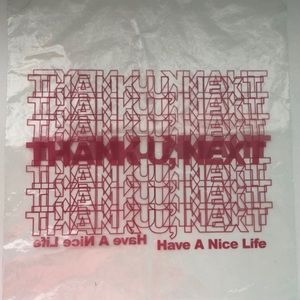 RARE THANK U NEXT CLEAR BAG